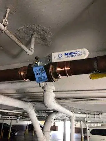 Copper pipe repair and valve work for Water Line Repair in Rembrant